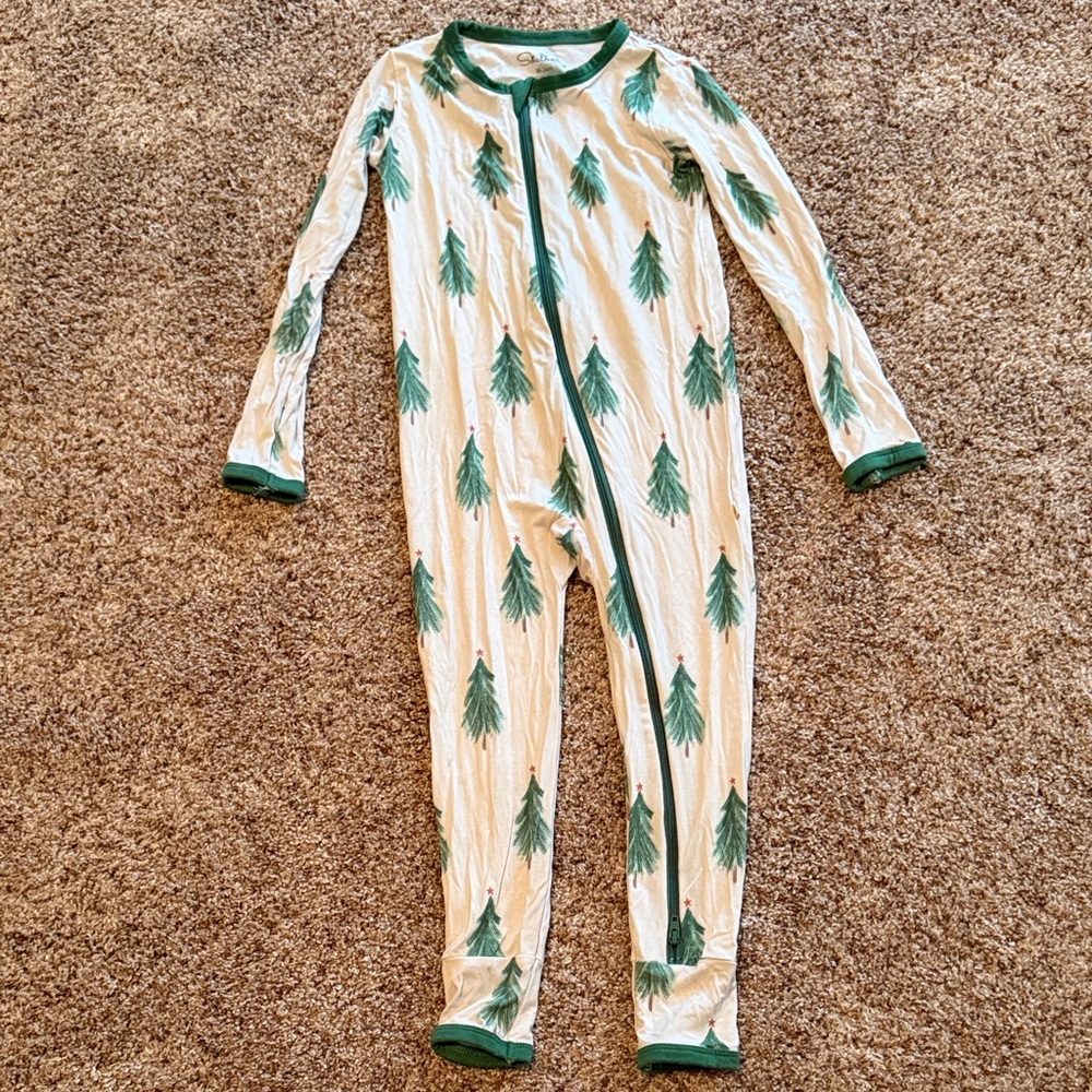 Soulbaby 18-24 month Green Tree Print One Piece